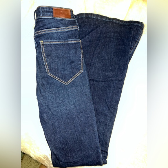 Hollister Dark Blue Flare Jeans - Picture 8 of 8